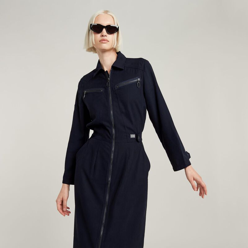 G-Star Zip Through Dress image number 3